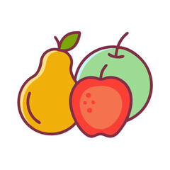fruits icon design