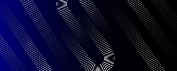 Black abstract background. Abstract elegant black background with shiny gold geometric lines.   Luxury and gold gradient geometric shape graphic elements. Vector illustration.