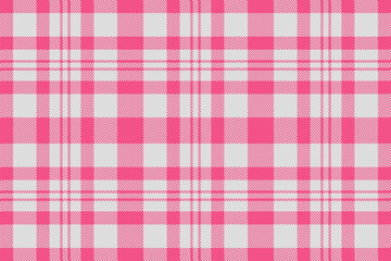 Elegant pink and white plaid pattern, perfect for textile design, fashion, or website backgrounds.