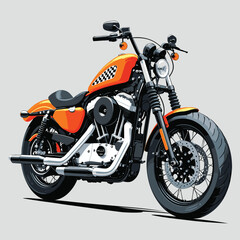 motorbike vector for graphic design