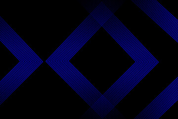Abstract blue background. Geometric lines pattern. Shiny blue gradient lines. Futuristic technology graphic design. Suit for business, cover, header, wallpaper. Vector illustration.