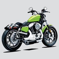 Fototapeta premium motorbike vector for graphic design