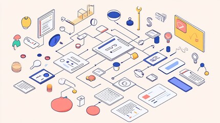 Illustrative flowchart depicting a detailed roadmap for scaling a tech startup highlighting key milestones objectives and KPIs essential for sustained growth
