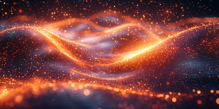 Glowing Link Between Quantum-Connected Particles  
