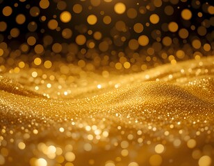 Gold Glitter Background, Sparkly Golden Texture