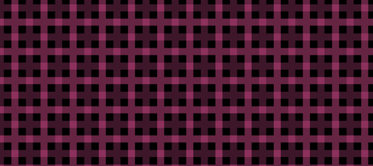 Pink and black plaid geometric pattern vector illustration