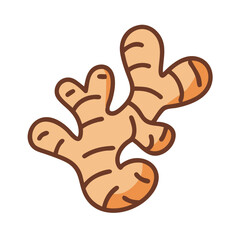 ginger root icon design