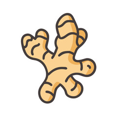 ginger root icon design