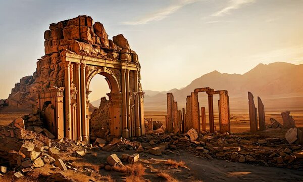 Petra ancient temple, Nabatean culture and architectural tradition