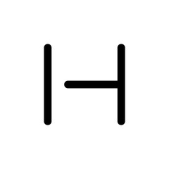 Horizontal Line Icon

