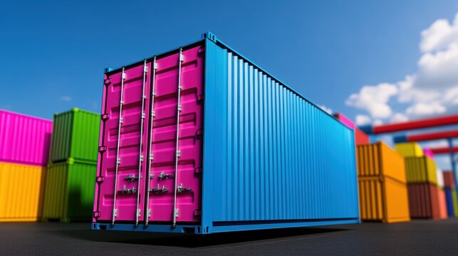 On-Demand Container Shipments. A system where companies can request customized cargo deliveries with minimal human intervention.