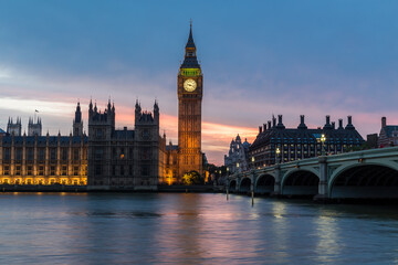 Obraz premium Big Ben in London at night