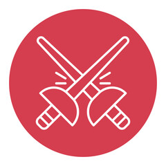 Fencing Symbol Icon