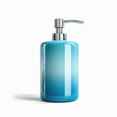 Obraz premium Simple Soap Pump Dispenser on White