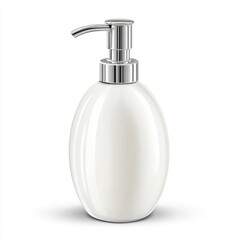 Obraz premium Stainless Steel Soap Dispenser with Pump