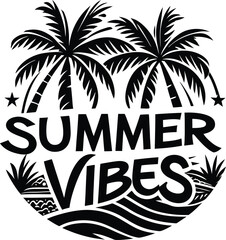 summer vibes t-shirt design