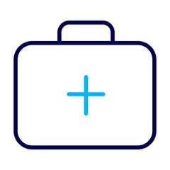Medical Kit Outline Color icon