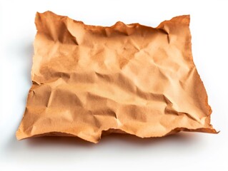 aged crumpled paper with torn edges, vintage antique texture