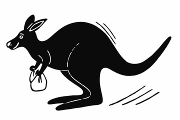  Adorable & Funny Animal Silhouettes  Cute, Peeking, Waving & Happy Creatures