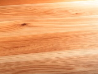Fototapeta premium light smooth wooden surface with natural brown grain texture