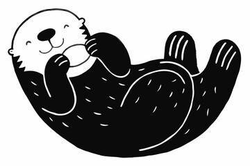 Animal set of Funny Peeking, Cute Tiny, Happy Waving, Adorable Little Frog , Cheerful Baby,Funny Armadillo silhouette on white background.