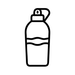 hot rubber water bottle icon design