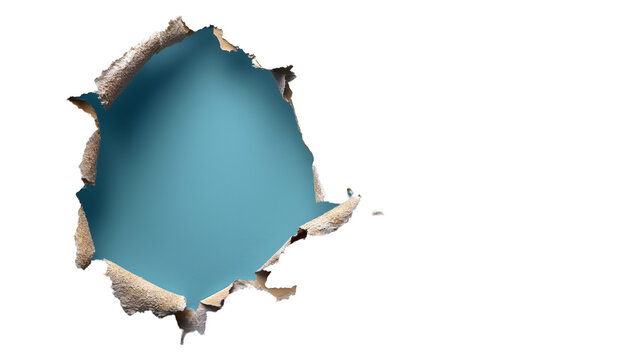 Blue Textured Wall Peeling Paint Background, Grunge Design for Abstract Themes, isolated on transparent background.