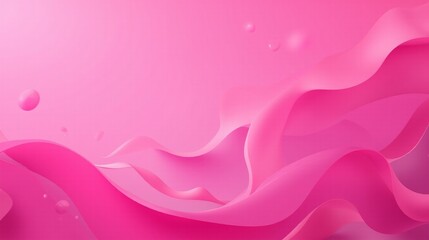 Abstract waves in shades of pink and fuchsia.