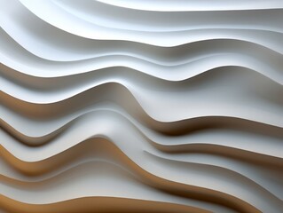 Modern abstract design featuring light contours and 3d depth with clean, crisp details