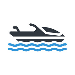 jet ski icon design