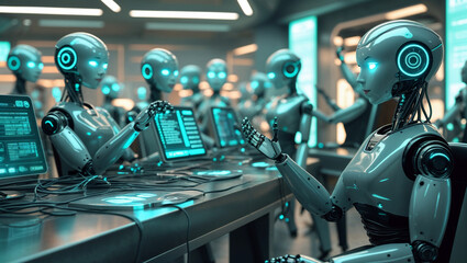 Ai robot taking over customer service jobs