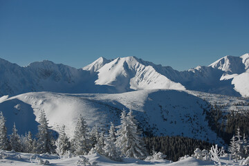 A clear day in the mountains
