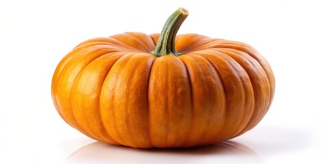 Fototapeta premium Orange Pumpkin on White Background