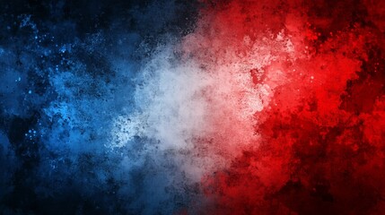 Obraz premium Abstract Red and Blue Grunge Texture Background Dramatic Color Splash Design High Resolution
