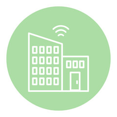 Fototapeta premium Smart City Icon