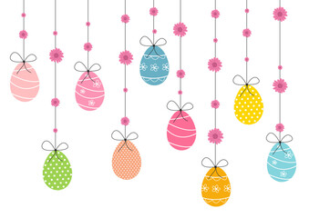 Uova di Pasqua decorate 