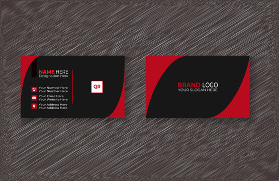 Creative and Modern Business Card Design template, Luxury & Simple Visiting Card 