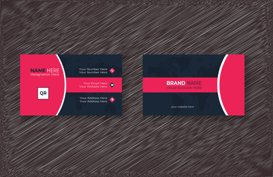 Creative and Modern Business Card Design template, Luxury & Simple Visiting Card 