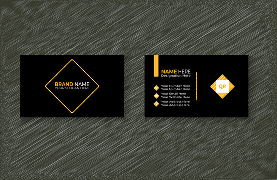 Creative and Modern Business Card Design template, Luxury & Simple Visiting Card 