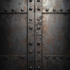 Ornate metal door with intricate details, showcasing craftsmanship