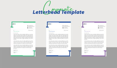 Corporate Letterhead Template | Modern And Professional Business Stationery