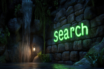 Waterfall Search Light