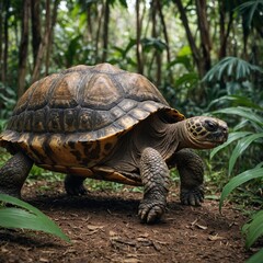Obraz premium turtle on the grass