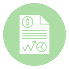 Stock Market Report Icon