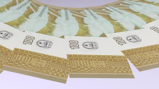 Angelical Looping Design  Kwanza Curency of 100 Angola
