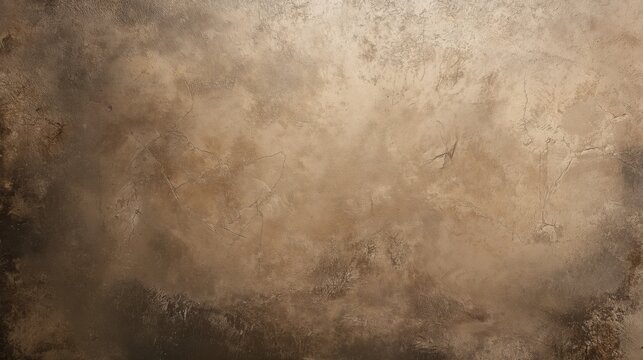Textured taupe abstract background with aged concrete and grunge effect