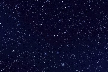 Fototapeta premium Starry night sky with light twinkling for astronomy content, background, or wallpaper