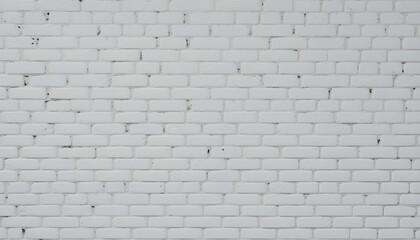 Naklejka premium white brick wall background