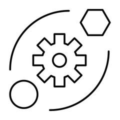 Adaptation Vector Line Icon Design