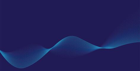 abstract digital blue wave background